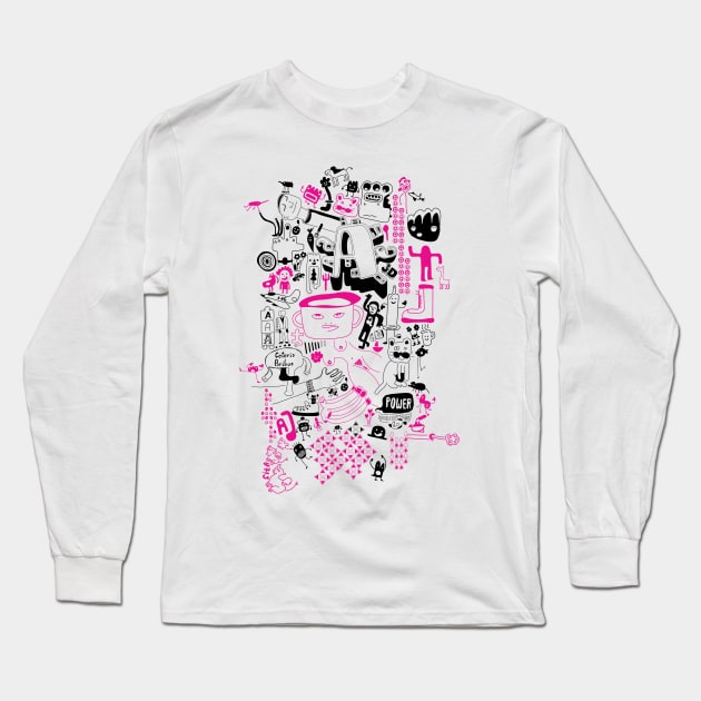 Doodle Art Long Sleeve T-Shirt by now83